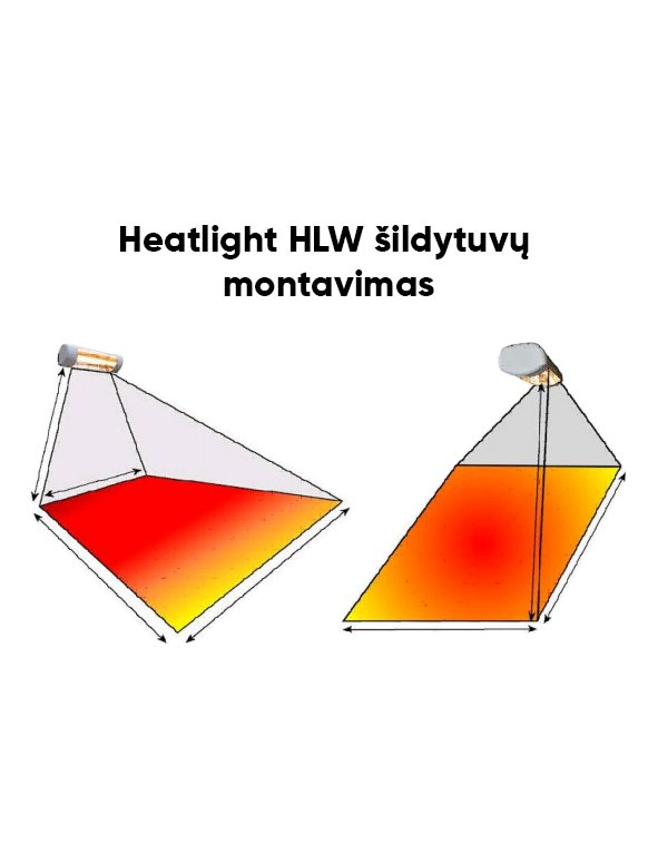 Halogeniniai infraraudonųjų spindulių šildytuvai Heatlight HLW 4 Halogeniniai infraraudonųjų spindulių šildytuvai Heatlight HLW 4