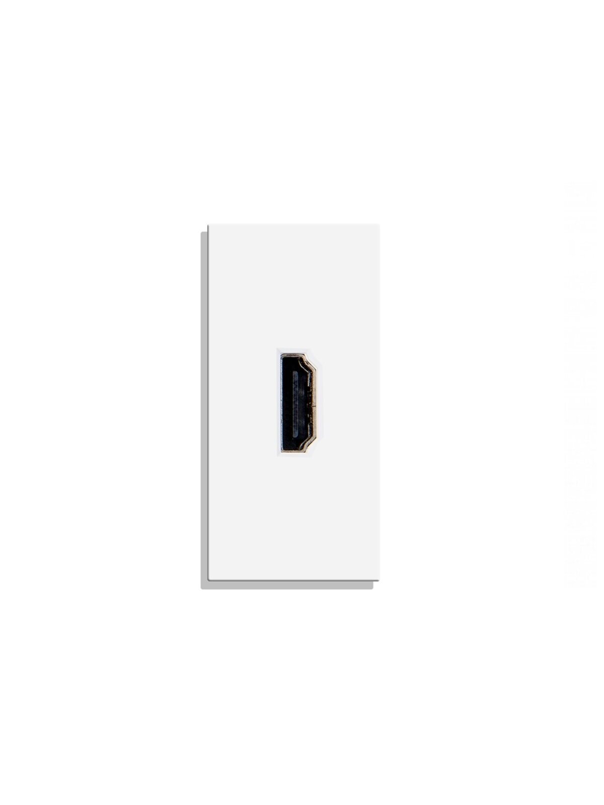 HDMI lizdas Feelspot, baltas HDMI lizdas Feelspot, baltas