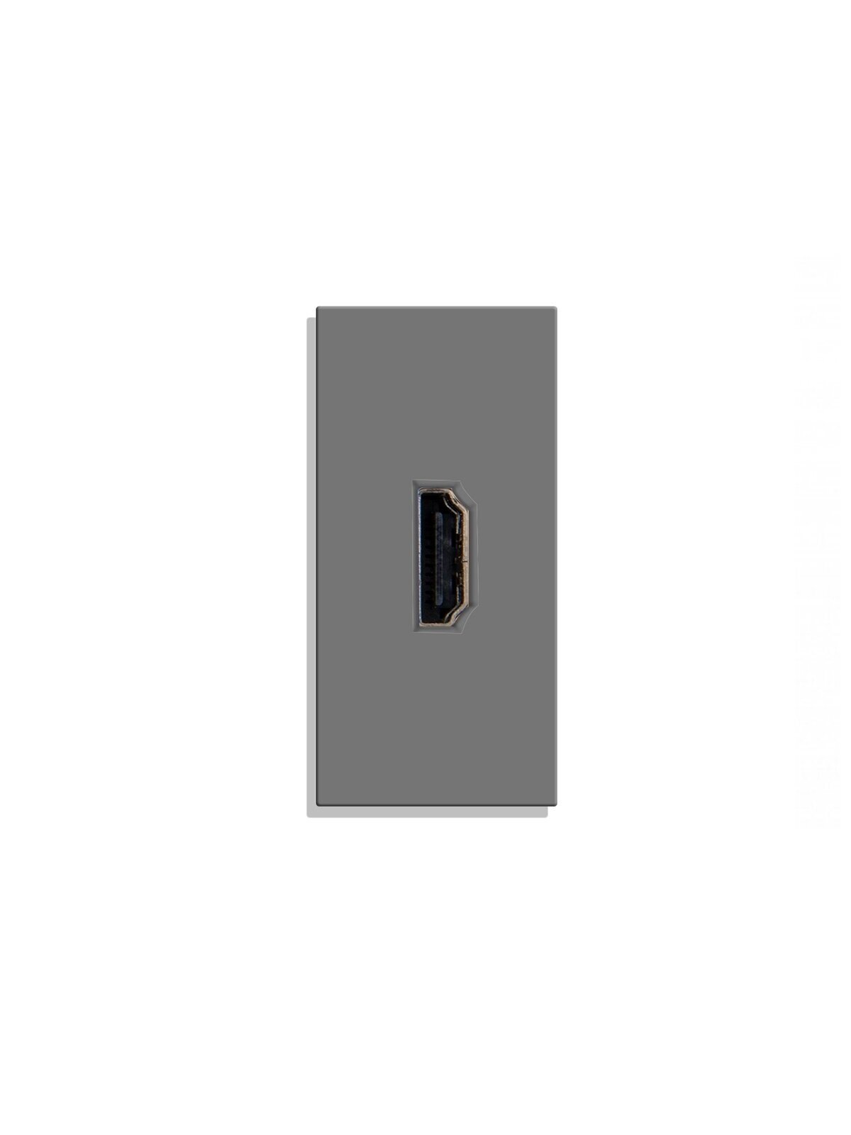 HDMI lizdas Feelspot, pilkas