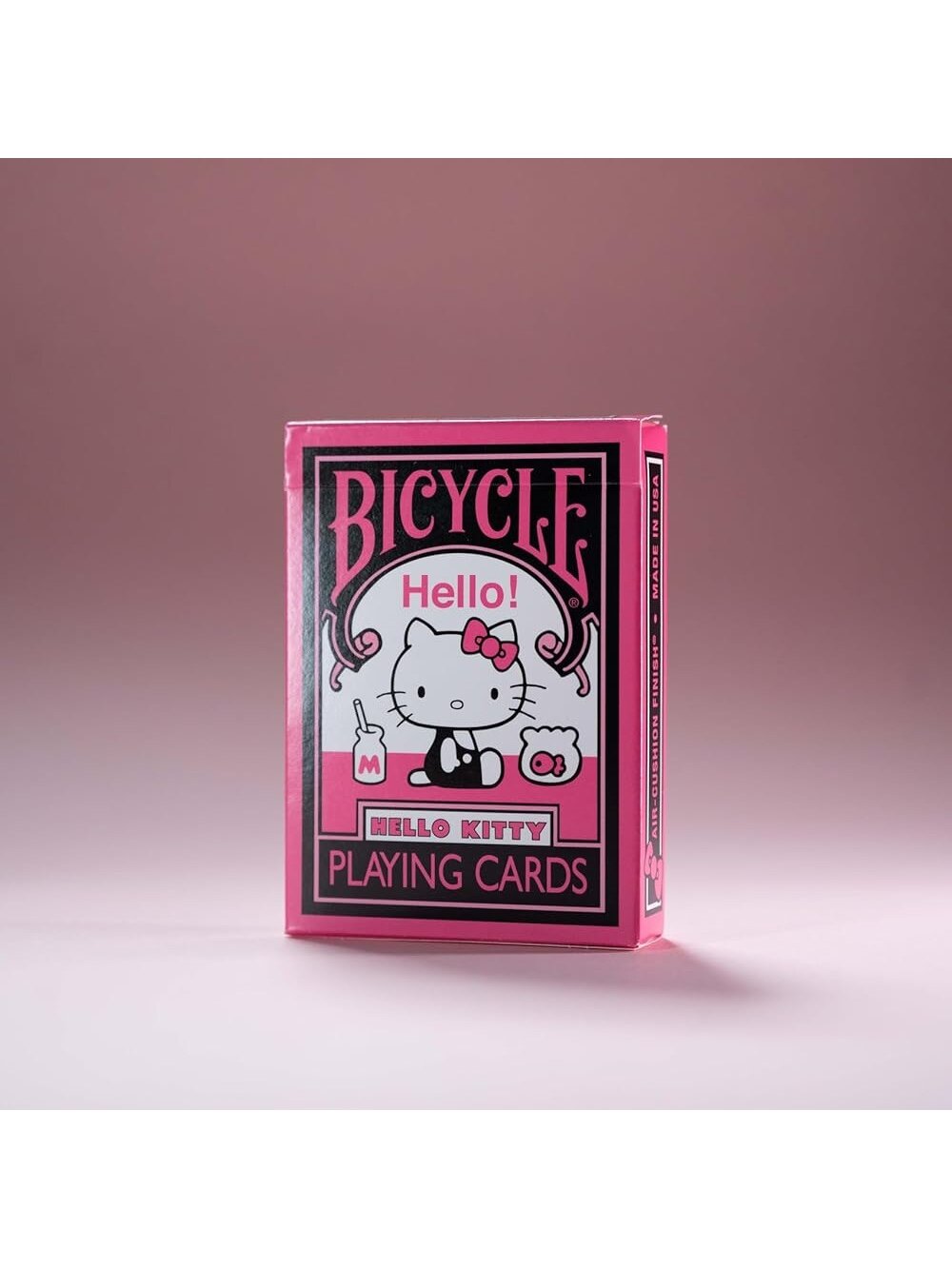 Hello Kitty Black & Pink žaidimo kortos Bicycle 1 Hello Kitty Black & Pink žaidimo kortos Bicycle 1