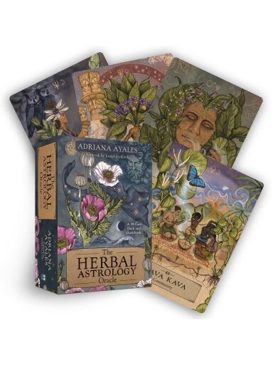 Herbal Astrology Oracle kortos Hay House