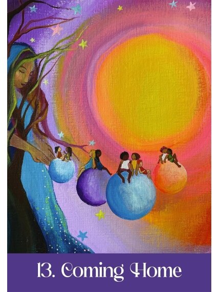 Healing the Inner Child Orakulo kortos Hay House 6
