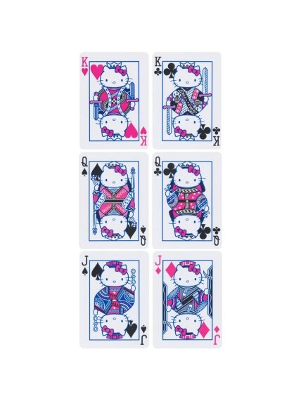 Hello Kitty Black & Pink žaidimo kortos Bicycle 3