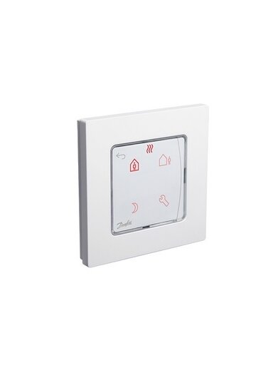 Icon™ programuojamas, įleidžiamas į sieną patalpos termostatas 230V/50Hz, temp. ribos 5-35C, 3A/230V AC