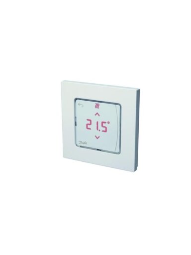 Icon™ su displėjumi, įleidžiamas į sieną patalpos termostatas 230V/50Hz, temp. ribos 5-35C, 3A/230V AC
