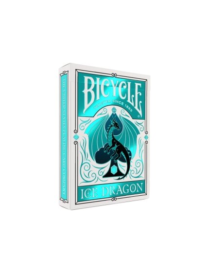 Ice Dragon žaidimo kortos Bicycle 1