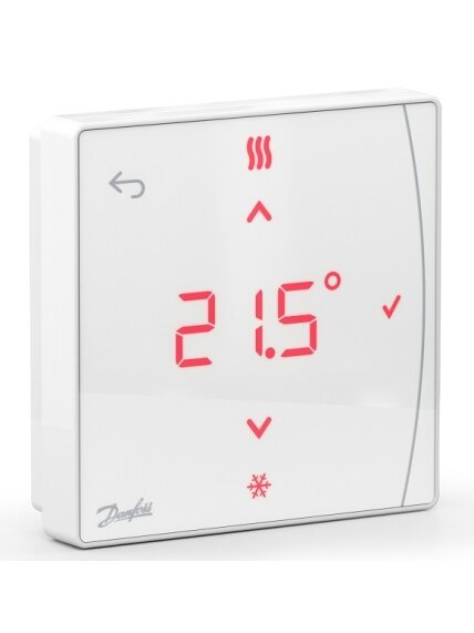Icon2™ bevielis virštinkinis patalpos temperatūros/drėgmės termostatas su infr. spindulių grindų temperatūros jutikliu 1 Icon2™ bevielis virštinkinis patalpos temperatūros/drėgmės termostatas su infr. spindulių grindų temperatūros jutikliu 1
