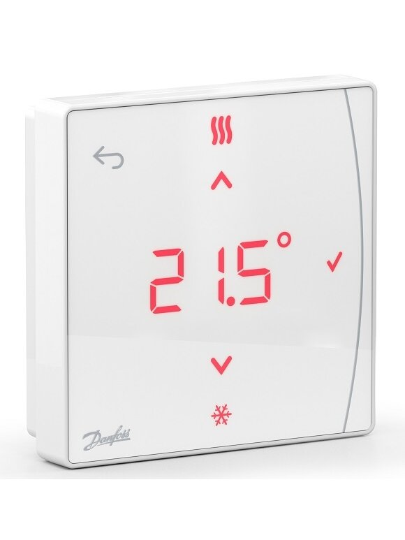 Icon2™ bevielis virštinkinis patalpos temperatūros/drėgmės termostatas su infr. spindulių grindų temperatūros jutikliu 1 Icon2™ bevielis virštinkinis patalpos temperatūros/drėgmės termostatas su infr. spindulių grindų temperatūros jutikliu 1