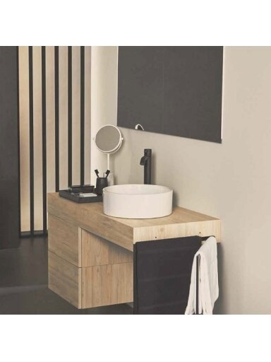 Ideal Standard Ceraline 100 aukštas praustuvo maišytuvas, matinė juoda