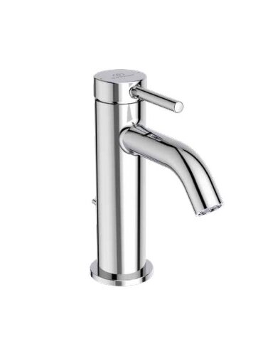 Ideal Standard CERALINE Nuovo H85 maišytuvas praustuvui su metaliniu dugno vožtuvu, 3,8 l/min, chromas