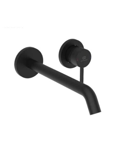 Ideal Standard CERALINE Nuovo potinkinis praustuvo maišytuvas, 220 mm, reikalinga potinkinė.d (A1313)juoda matinė