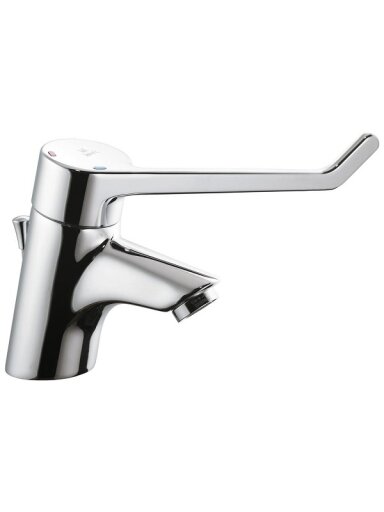 Ideal Standard Ceraplus praustuvo maišytuvas 18cm svirtimi, su dugno vožtuvu