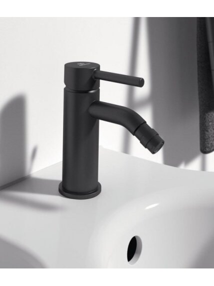 Ideal Standard Ceraline bide maišytuvas su dugno vožtuvu, matinė juoda