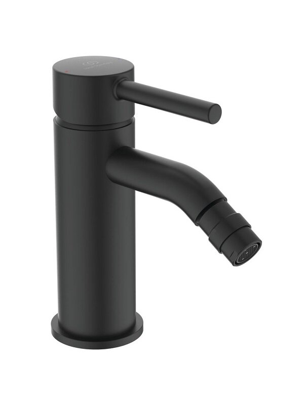 Ideal Standard Ceraline bide maišytuvas su dugno vožtuvu, matinė juoda 1 Ideal Standard Ceraline bide maišytuvas su dugno vožtuvu, matinė juoda 1