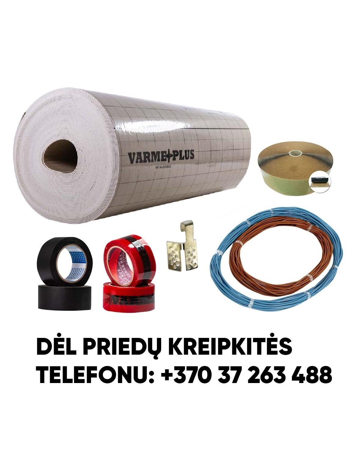 Infraraudonųjų spindulių šildymo plėvelė Wellmo 5