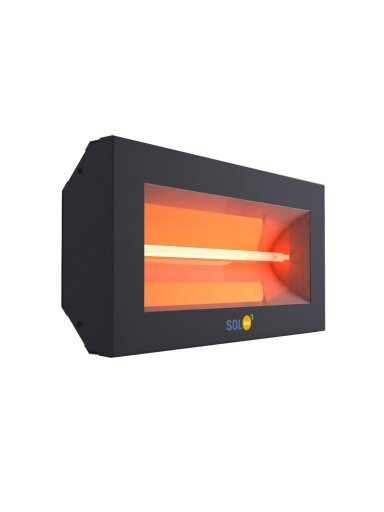 Infraraudonųjų spindulių šildytuvas SolBee SBH 15 B Dark Grey Infraraudonųjų spindulių šildytuvas SolBee SBH 15 B Dark Grey