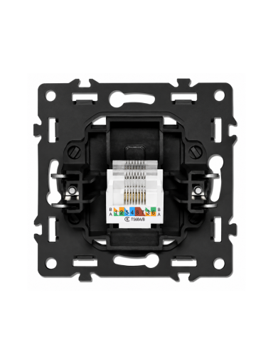 Interneto lizdas CAT 6 Feelspot FSINCAT6G, pilkas