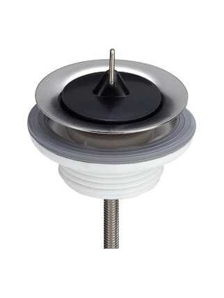 Išleidimo ventilis su kamščiu 1 1/4 x 60, plastikas Išleidimo ventilis su kamščiu 1 1/4 x 60, plastikas