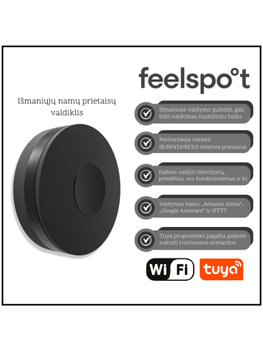 Išmaniųjų namų prietaisų valdiklis Feelspot FS-IRF02W