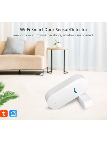 Išmanusis bevielis durų ir langų judesio jutiklis Feelspot FS-DS02W  Wifi, Tuya 3