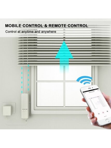 Išmanusis roletų ir žaliuzių valdiklis Feelspot FS-BDM01W WiFi, Tuya 8 Išmanusis roletų ir žaliuzių valdiklis Feelspot FS-BDM01W WiFi, Tuya 8