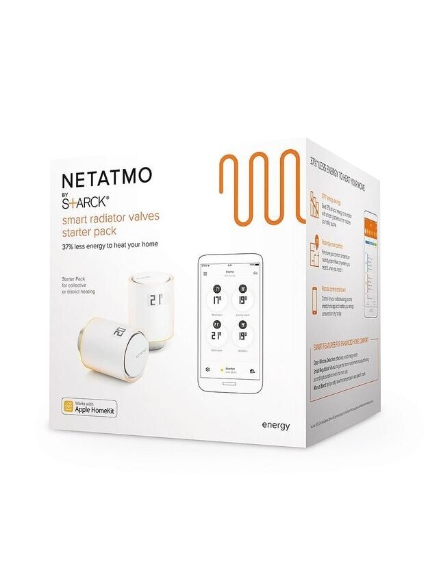 Išmanusis radiatorių valdiklis Netatmo Starter pack valves 2 Išmanusis radiatorių valdiklis Netatmo Starter pack valves 2