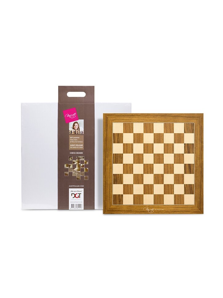 Judit Polgar Deluxe medinė šachmatų lenta DGT Judit Polgar Deluxe medinė šachmatų lenta DGT