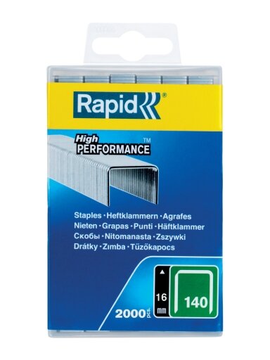 Kabės „Rapid" 140/16 2000 vnt.