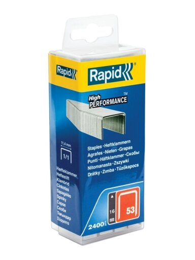 KABĖS „RAPID" PL. DĖŽ. 53/16 2400VNT.