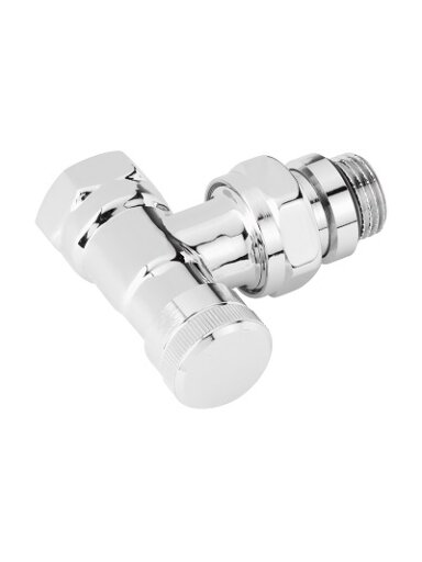 Kampinis ventilis RLV 15V su drenažo chrom.