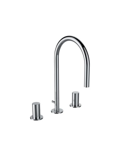 Kartell by LAUFEN Praustuvo maišytuvas, 3 dalių, sukiojamas 166 mm snapas, be d.v.