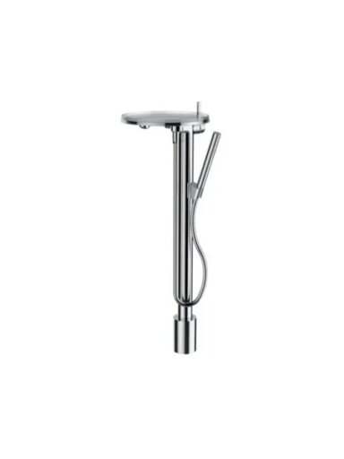 Kartell by LAUFEN Vonios maišytuvas-kolonėlė su padėkliuku, žarna su dušeliu
