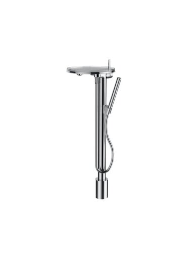 Kartell by LAUFEN Vonios maišytuvas-kolonėlė su padėkliuku, žarna su dušeliu