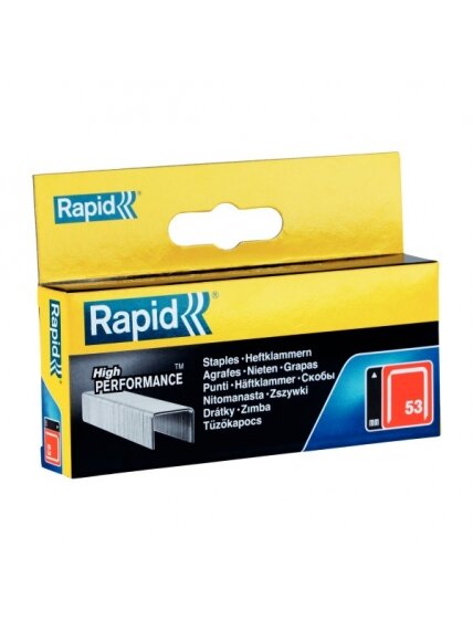 Kabės „Rapid" 53/10 2500 vnt.
