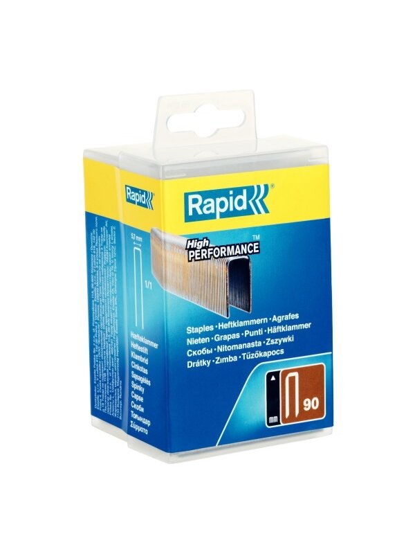 Kabės „Rapid" 90/35, 1500 vnt. plast.p. Kabės „Rapid" 90/35, 1500 vnt. plast.p.