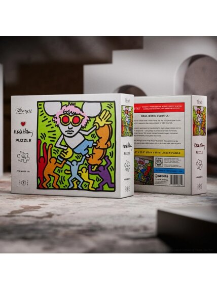 Keith Haring dėlionė 1000 detalių Theory11 4 Keith Haring dėlionė 1000 detalių Theory11 4