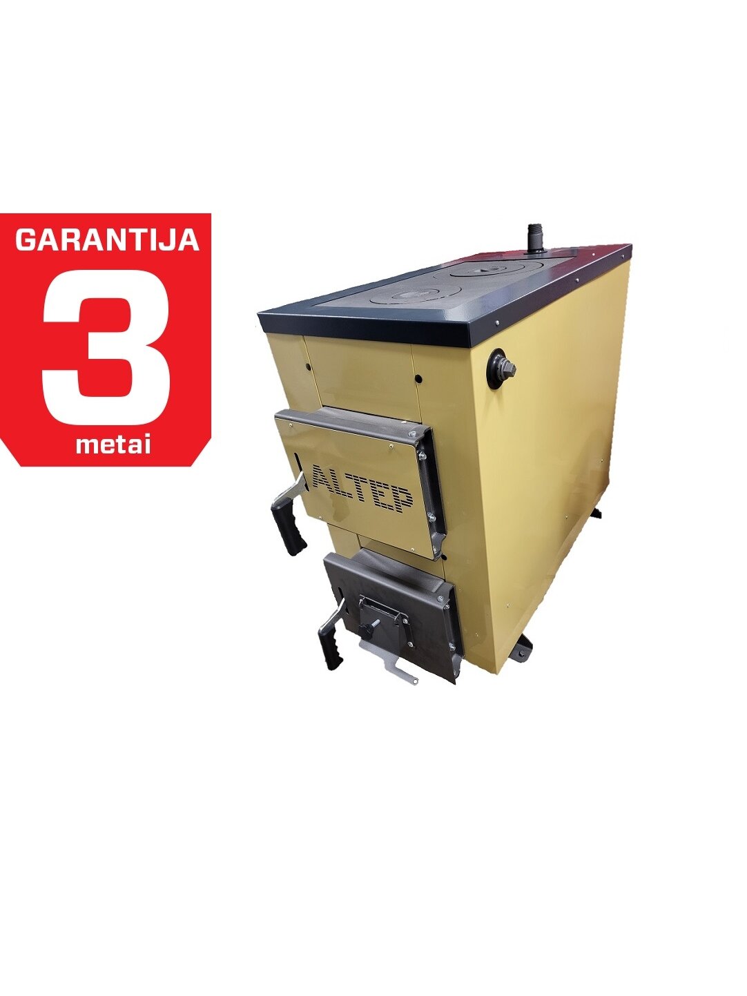 Kieto kuro katilas-viryklė, ALTEP 20 kW (JUMP-20)