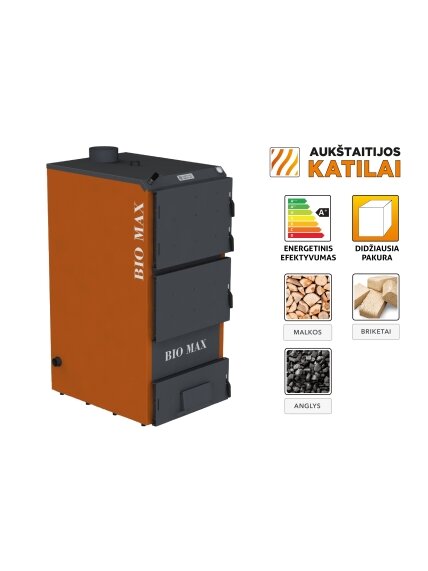 Kieto kuro katilas BIO MAX, 50 kW 1 Kieto kuro katilas BIO MAX, 50 kW 1