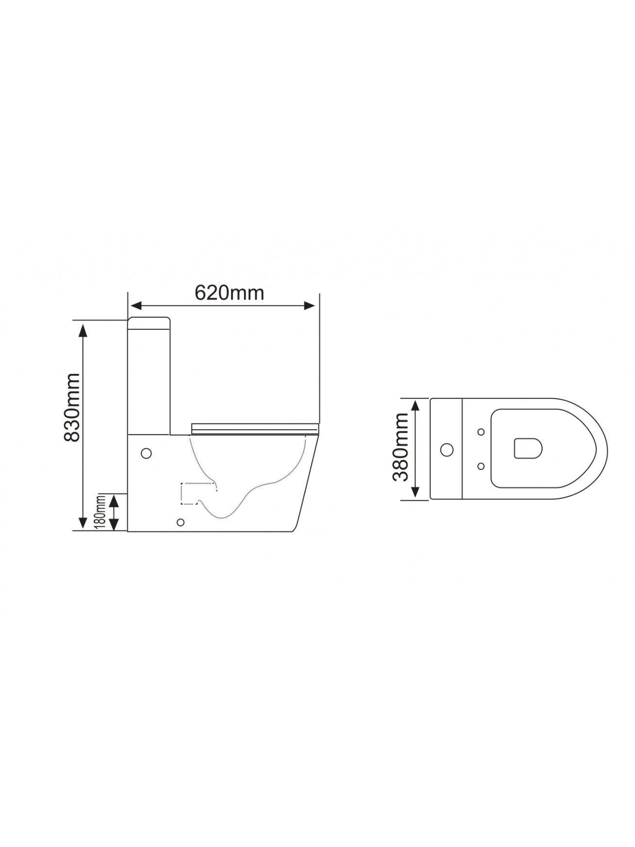 Klozetas VERSO 063 RIMLESS 1 Klozetas VERSO 063 RIMLESS 1