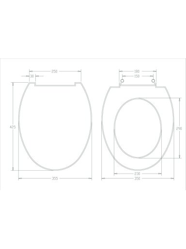 Klozeto dangtis MA-010A