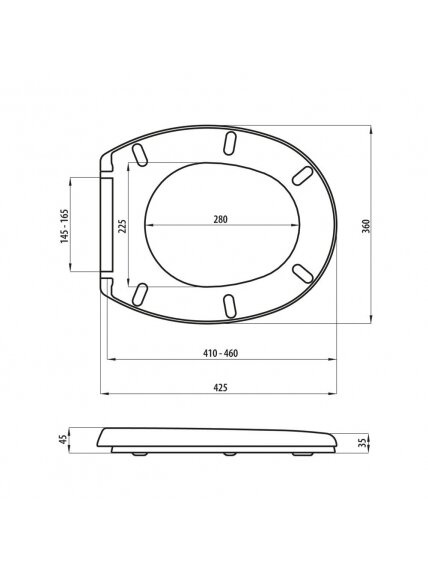Klozeto dangtis MA-021A 2 Klozeto dangtis MA-021A 2