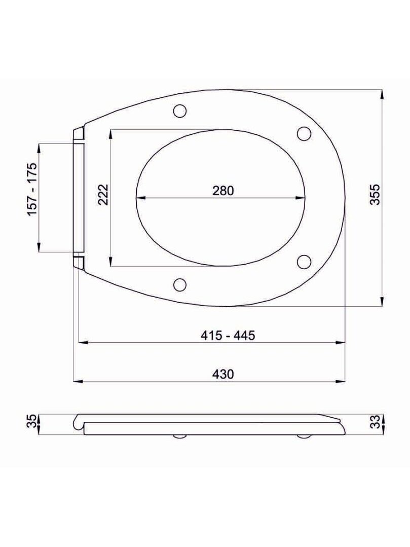 Klozeto dangtis MA-012AM 1