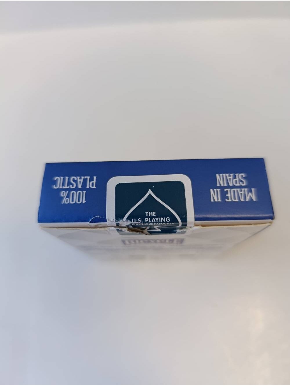 Kosmetinis defektas Bicycle Prestige Jumbo pokerio kortos (Mėlynos) 1