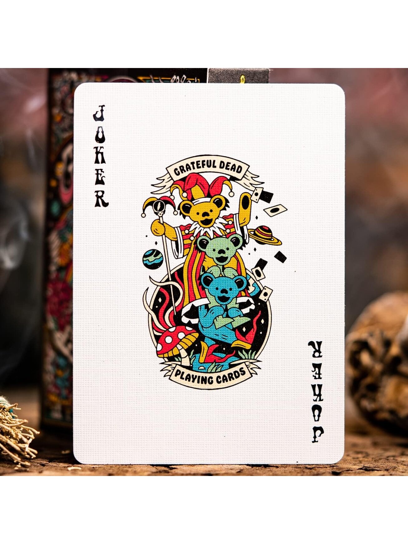 Kosmetinis defektas Grateful Dead žaidimo kortos Theory11 2