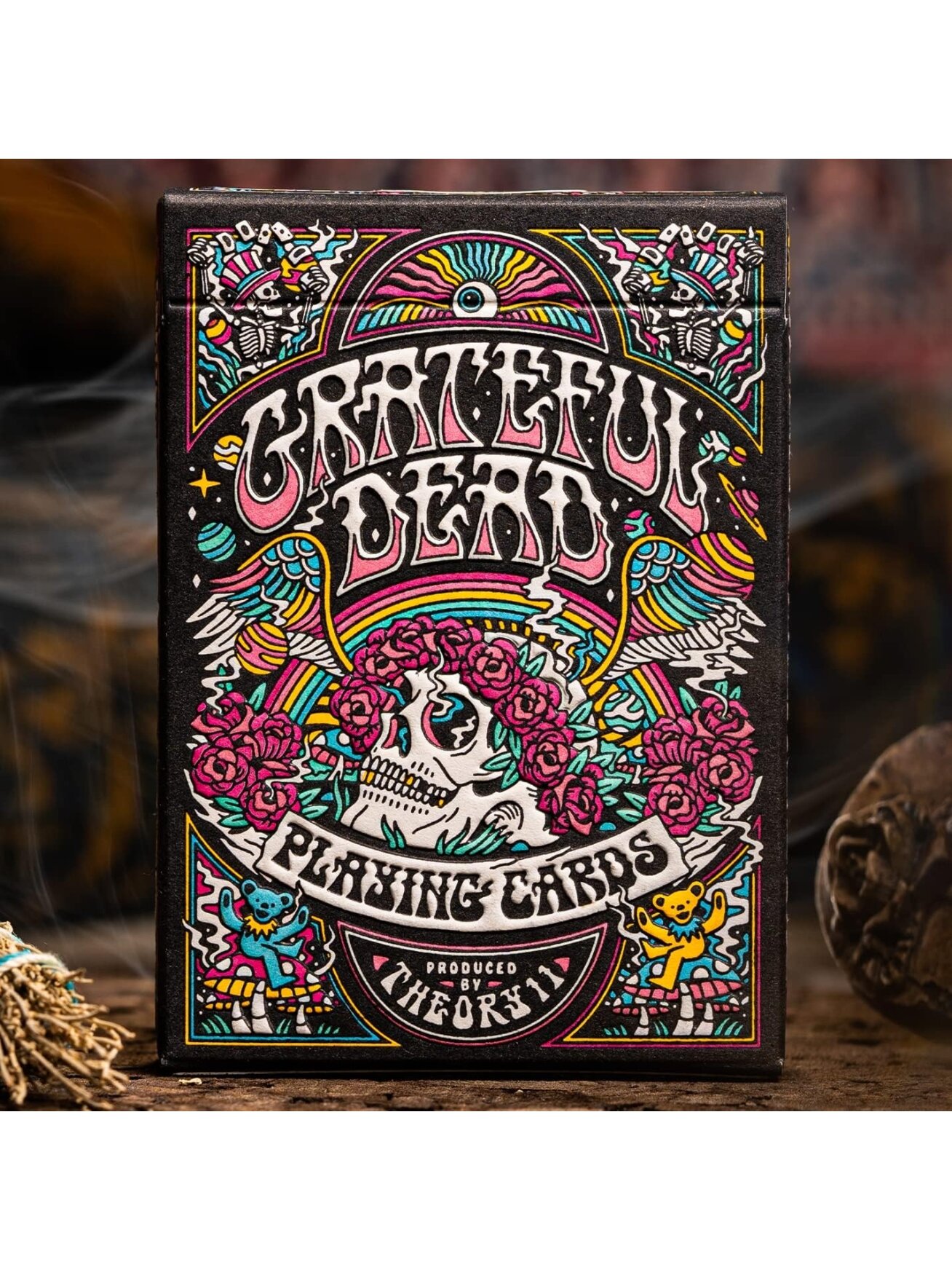 Kosmetinis defektas Grateful Dead žaidimo kortos Theory11 6 Kosmetinis defektas Grateful Dead žaidimo kortos Theory11 6