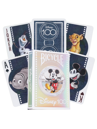 Kosmetinis defektas Bicycle Disney 100 Year Anniversary žaidimo kortos