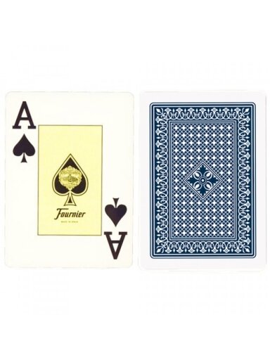 Kosmetinis defektas Fournier 818 pokerio kortos (Mėlyna)