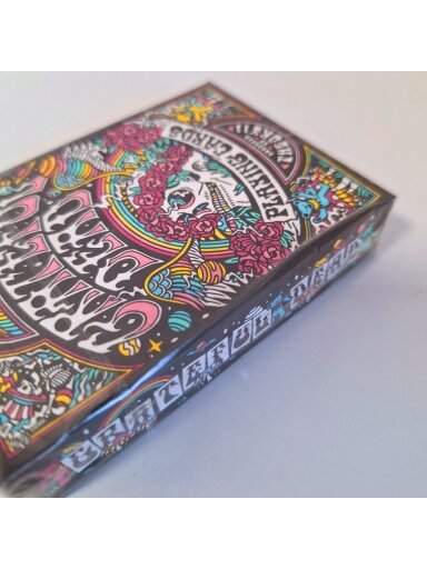 Kosmetinis defektas Grateful Dead žaidimo kortos Theory11