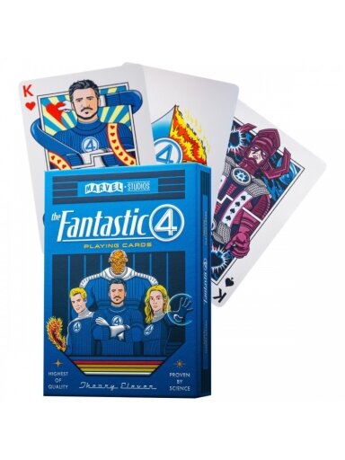 Kosmetinis defektas the Fantastic 4 žaidimo kortos Theory11