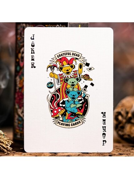 Kosmetinis defektas Grateful Dead žaidimo kortos Theory11 2
